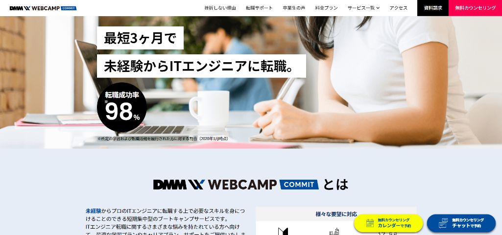 DMM WEBCAMP COMMIT／PRO